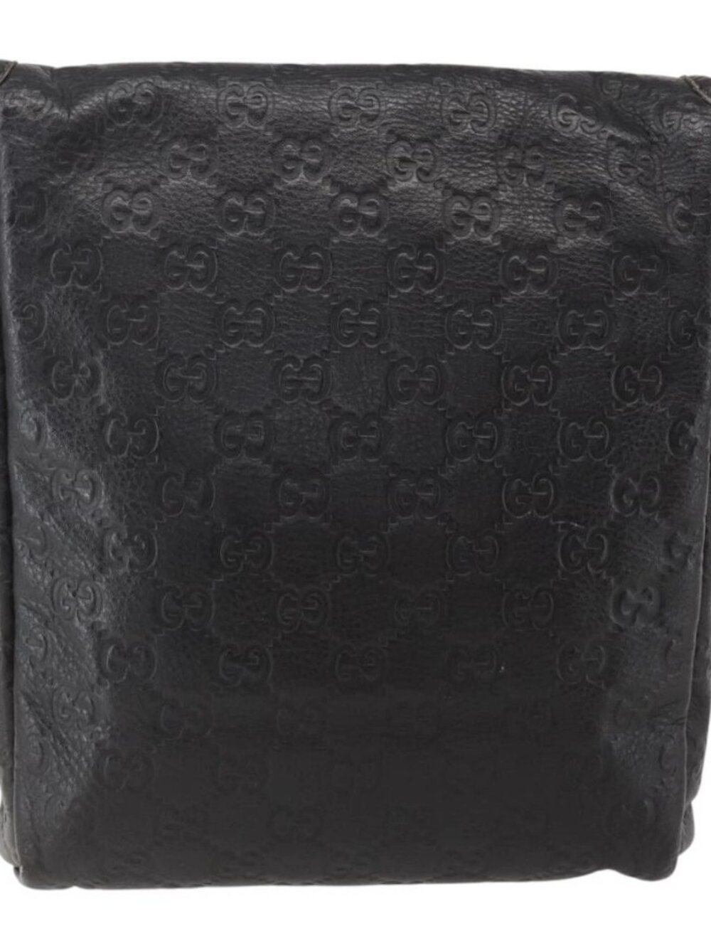 GUCCI GG Canvas Guccissima Shoulder Bag Leather Brown Gold - Picture 3 of 16